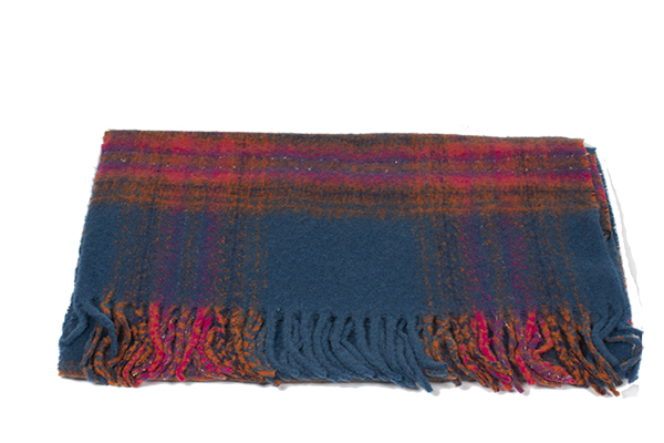 12208 Blue Scarf Moretti Milano
